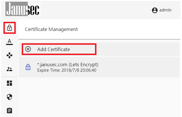 Certificate List